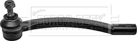 Borg & Beck BTR5023 - Наконечник рулевой тяги, шарнир autospares.lv