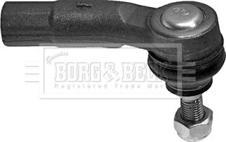 Borg & Beck BTR5160 - Наконечник рулевой тяги, шарнир autospares.lv