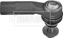 Borg & Beck BTR5853 - Наконечник рулевой тяги, шарнир autospares.lv