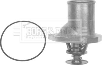 Borg & Beck BTS421.82 - Термостат охлаждающей жидкости / корпус autospares.lv