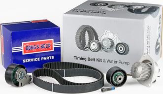Borg & Beck BTW1017 - Водяной насос + комплект зубчатого ремня ГРМ autospares.lv