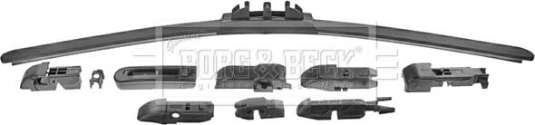 Borg & Beck BW19F.10 - Щетка стеклоочистителя autospares.lv