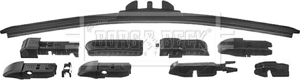 Borg & Beck BW15F.10 - Щетка стеклоочистителя autospares.lv