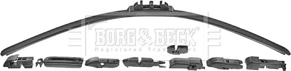 Borg & Beck BW24F.10 - Щетка стеклоочистителя autospares.lv