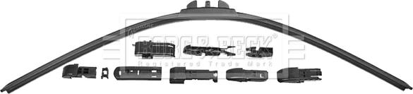 Borg & Beck BW26F.10 - Щетка стеклоочистителя autospares.lv