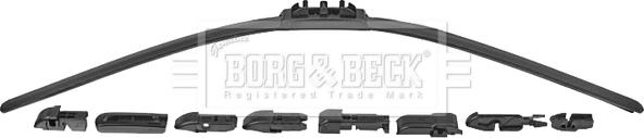 Borg & Beck BW28F.10 - Щетка стеклоочистителя autospares.lv