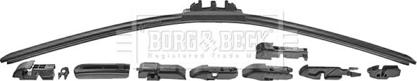 Borg & Beck BW23F - Щетка стеклоочистителя autospares.lv