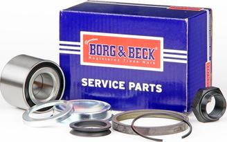 Borg & Beck BWK955 - Подшипник ступицы колеса, комплект autospares.lv