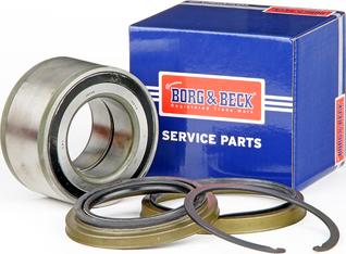 Borg & Beck BWK962 - Подшипник ступицы колеса, комплект autospares.lv
