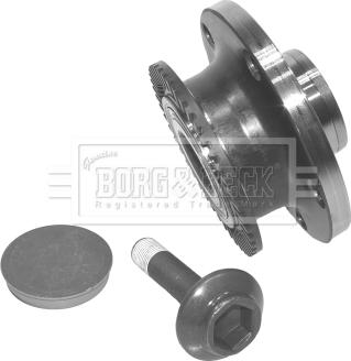 Borg & Beck BWK906 - Подшипник ступицы колеса, комплект autospares.lv