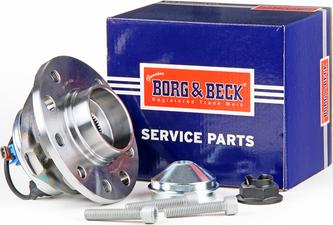 Borg & Beck BWK973 - Подшипник ступицы колеса, комплект autospares.lv