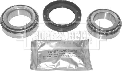 Borg & Beck BWK456 - Подшипник ступицы колеса, комплект autospares.lv