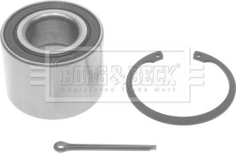 Borg & Beck BWK451 - Подшипник ступицы колеса, комплект autospares.lv