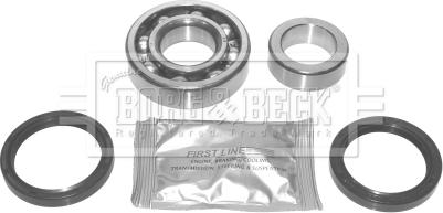 Borg & Beck BWK457 - Подшипник ступицы колеса, комплект autospares.lv