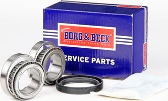 Borg & Beck BWK402 - Подшипник ступицы колеса, комплект autospares.lv