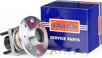 Borg & Beck BWK411 - Подшипник ступицы колеса, комплект autospares.lv