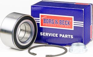 Borg & Beck BWK483 - Подшипник ступицы колеса, комплект autospares.lv