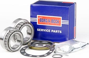 Borg & Beck BWK436 - Подшипник ступицы колеса, комплект autospares.lv
