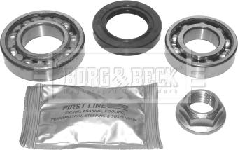 Borg & Beck BWK437 - Подшипник ступицы колеса, комплект autospares.lv