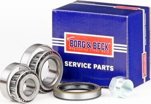 Borg & Beck BWK549 - Подшипник ступицы колеса, комплект autospares.lv