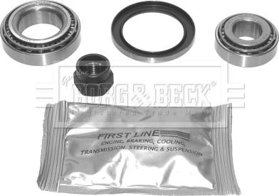 Borg & Beck BWK550 - Подшипник ступицы колеса, комплект autospares.lv