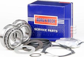 Borg & Beck BWK551 - Подшипник ступицы колеса, комплект autospares.lv