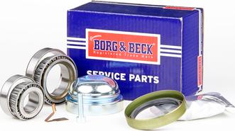 Borg & Beck BWK571 - Подшипник ступицы колеса, комплект autospares.lv