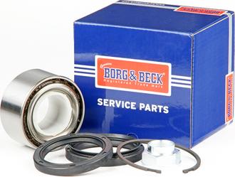 Borg & Beck BWK662 - Подшипник ступицы колеса, комплект autospares.lv