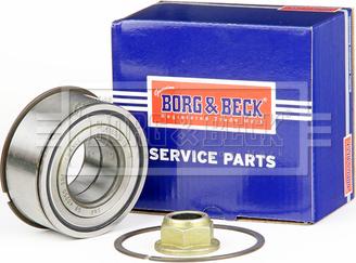 Borg & Beck BWK637 - Подшипник ступицы колеса, комплект autospares.lv