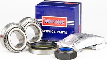 Borg & Beck BWK098 - Подшипник ступицы колеса, комплект autospares.lv