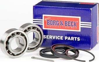 Borg & Beck BWK062 - Подшипник ступицы колеса, комплект autospares.lv