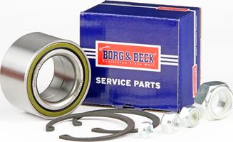 Borg & Beck BWK081 - Подшипник ступицы колеса, комплект autospares.lv