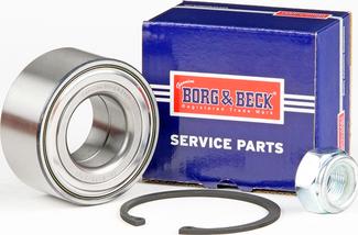 Borg & Beck BWK075 - Подшипник ступицы колеса, комплект autospares.lv