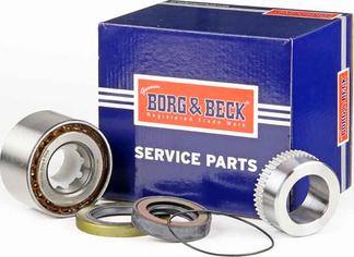 Borg & Beck BWK1412 - Подшипник ступицы колеса, комплект autospares.lv