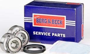 Borg & Beck BWK1037 - Подшипник ступицы колеса, комплект autospares.lv