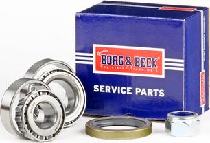 Borg & Beck BWK103 - Подшипник ступицы колеса, комплект autospares.lv