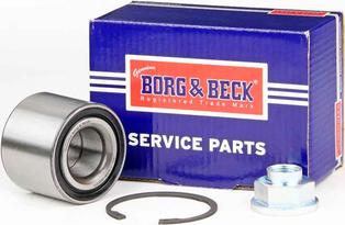 Borg & Beck BWK1143 - Подшипник ступицы колеса, комплект autospares.lv