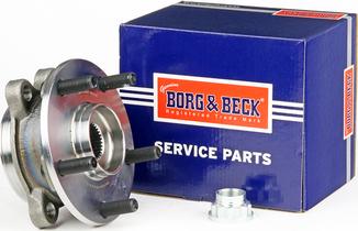 Borg & Beck BWK1108 - Подшипник ступицы колеса, комплект autospares.lv