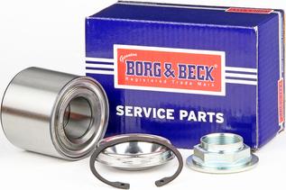 Borg & Beck BWK1112 - Подшипник ступицы колеса, комплект autospares.lv