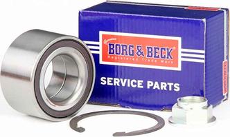 Borg & Beck BWK1186 - Подшипник ступицы колеса, комплект autospares.lv