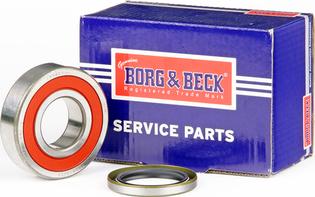 Borg & Beck BWK183 - Подшипник ступицы колеса, комплект autospares.lv