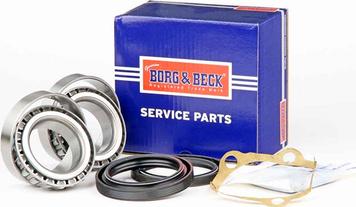 Borg & Beck BWK133 - Подшипник ступицы колеса, комплект autospares.lv