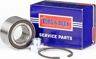 Borg & Beck BWK1290 - Подшипник ступицы колеса, комплект autospares.lv