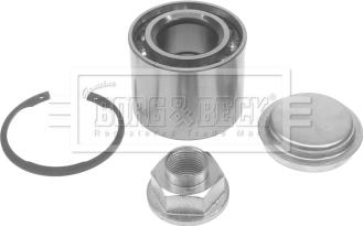 Borg & Beck BWK1244 - Подшипник ступицы колеса, комплект autospares.lv