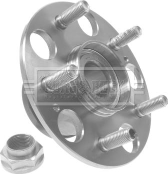 Borg & Beck BWK1246 - Подшипник ступицы колеса, комплект autospares.lv