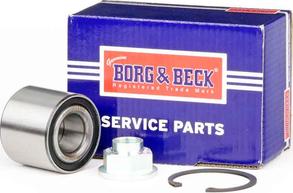 Borg & Beck BWK1243 - Подшипник ступицы колеса, комплект autospares.lv