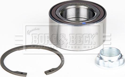 Borg & Beck BWK1254 - Подшипник ступицы колеса, комплект autospares.lv