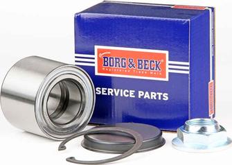 Borg & Beck BWK1269 - Подшипник ступицы колеса, комплект autospares.lv