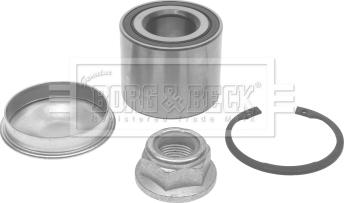 Borg & Beck BWK1233 - Подшипник ступицы колеса, комплект autospares.lv