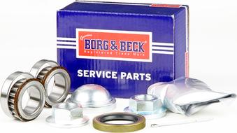 Borg & Beck BWK855 - Подшипник ступицы колеса, комплект autospares.lv